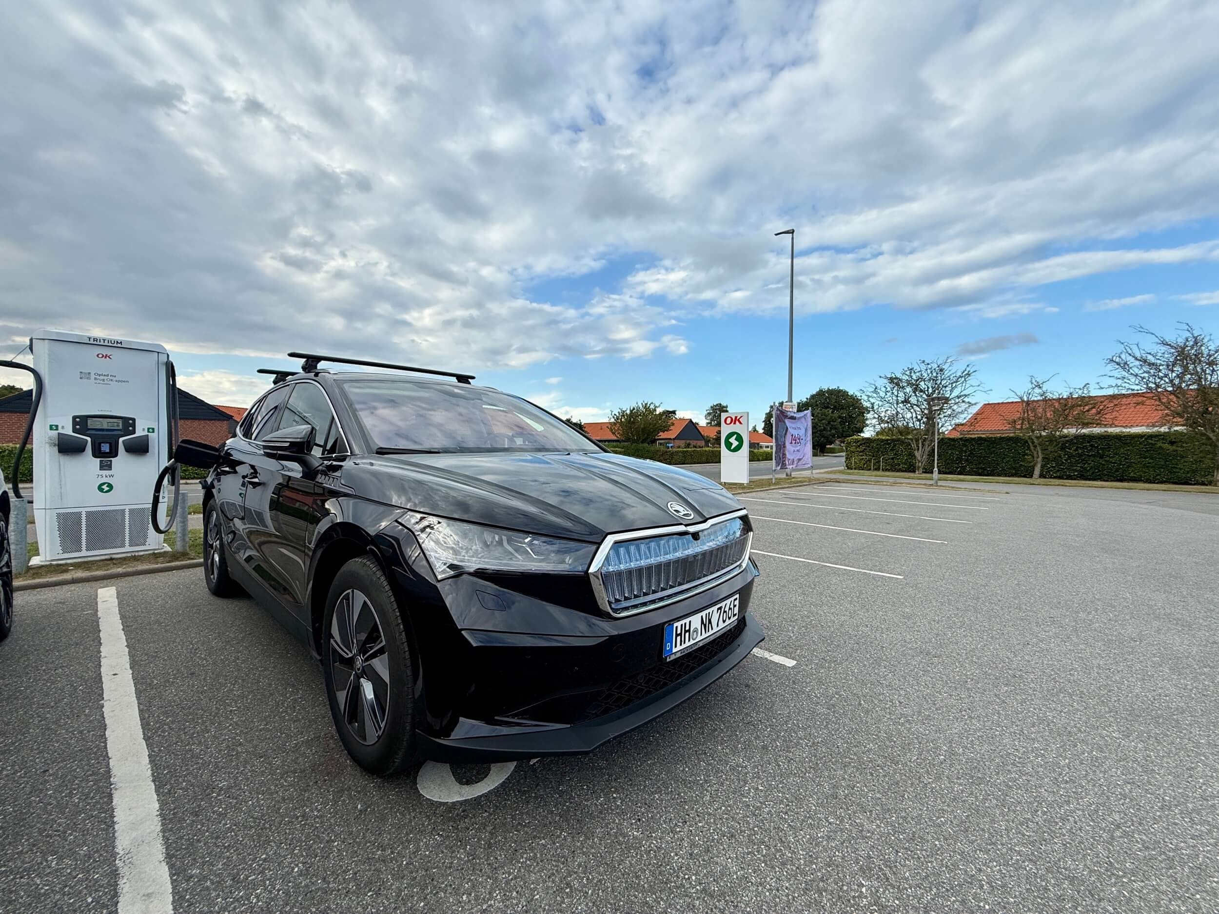 OK-Schnelllader am SuperBrugsen in Juelsminde